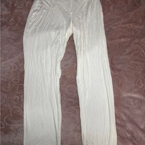 Brand New Natural Lush Cream Ribbed pants